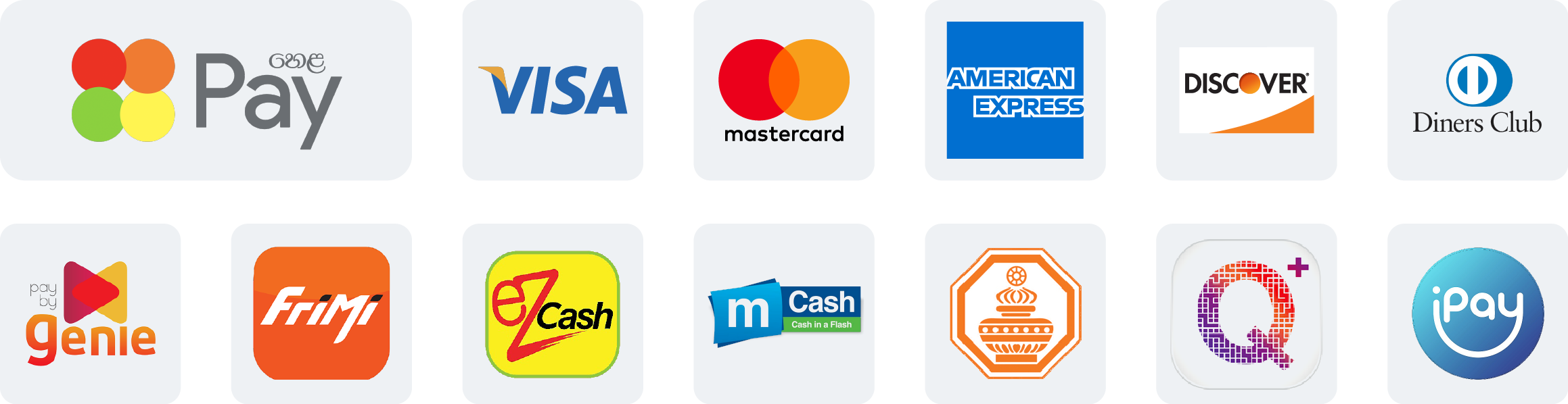 Supported Payment Methods